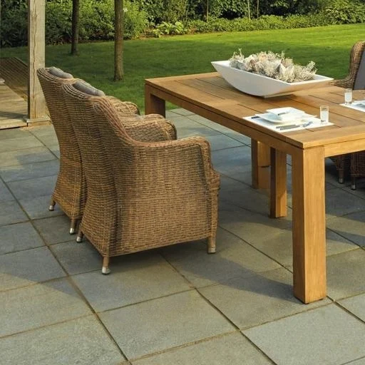 Patio after TurboClear removes a foreground chair